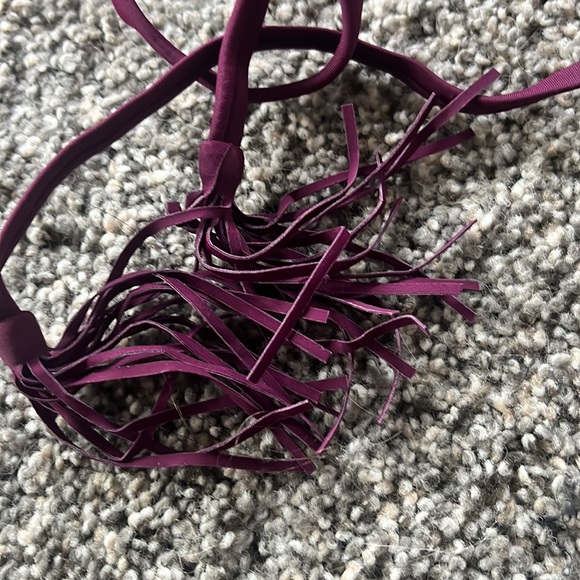 PQ Mila Triangle bikini top size S and M NWT in Sangria - Picture 5 of 7